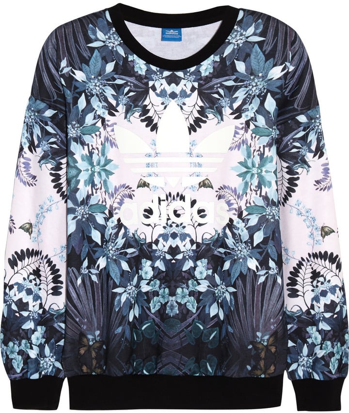 Adidas Printed Jersey Sweatshirt