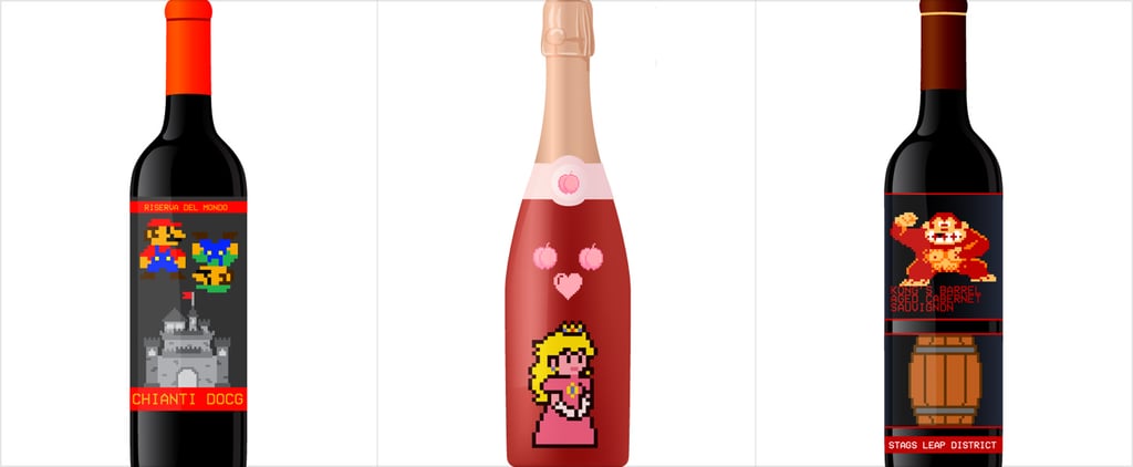 Nintendo 8-Bit Wine Labels