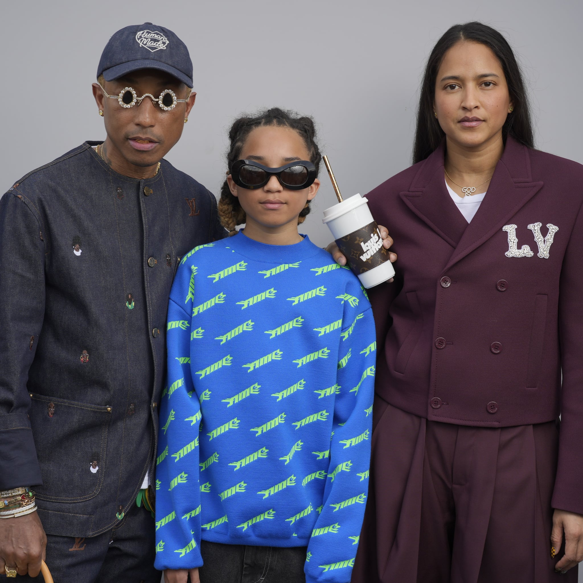 Pharrell Williams opens up about his 'tribe' of triplets