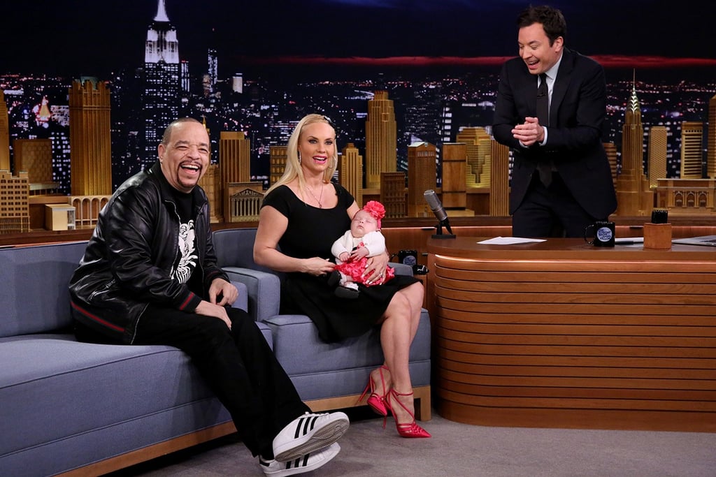 The new parents introduced Chanel to Jimmy Fallon in March 2016.