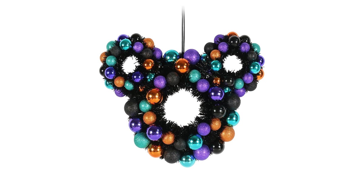 Mickey Mouse Icon Halloween Wreath Disney Halloween Outdoor