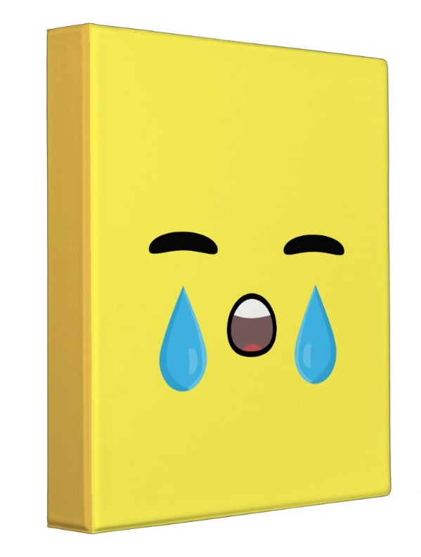 Cry Emoji Binder