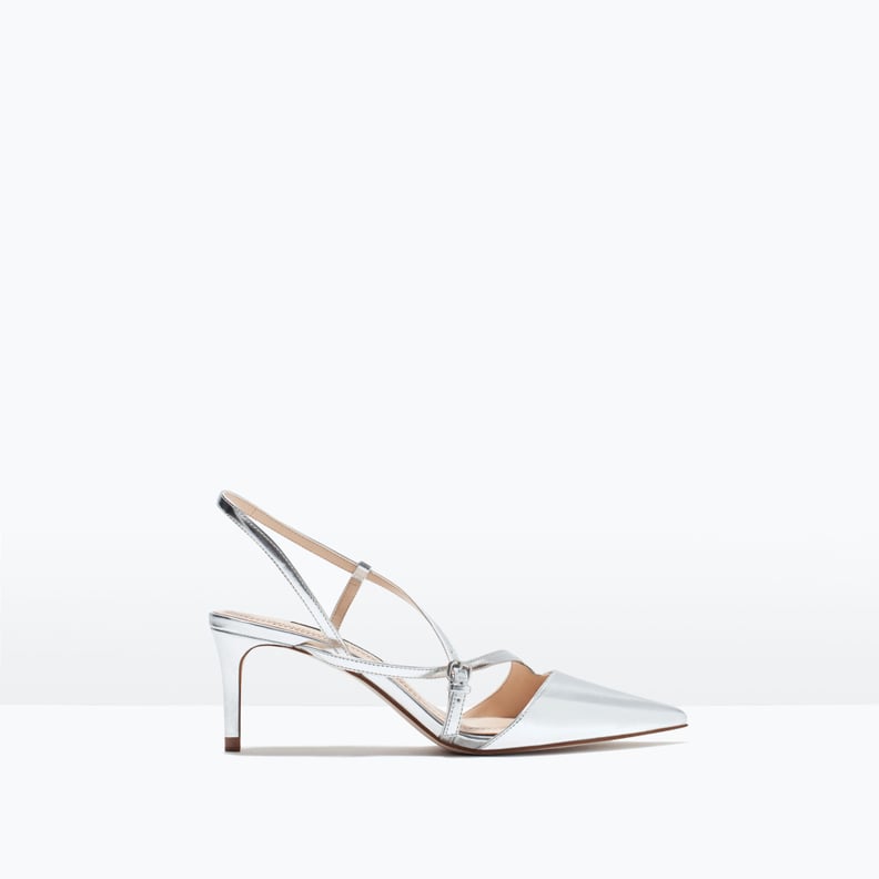 Zara Mid-Heel Strappy Shoe