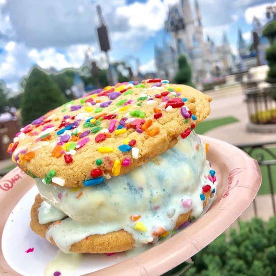 Disney World Birthday Cake Ice Cream Cookie Sandwich