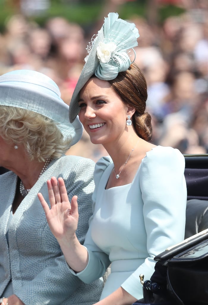 Kate Middleton Hair and Makeup Trooping the Colour 2018