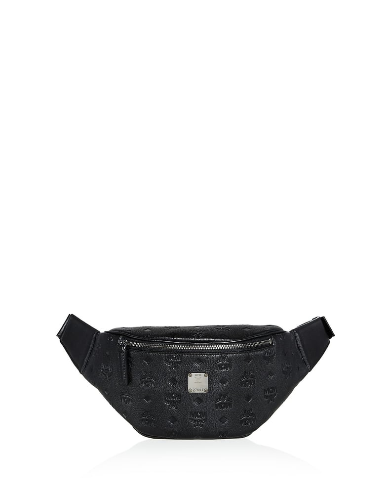 MCM Otto Embossed Monogram Leather Belt Bag