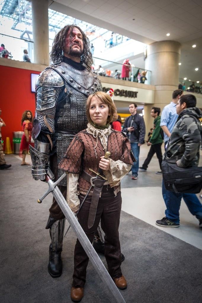 The Hound and Arya Stark