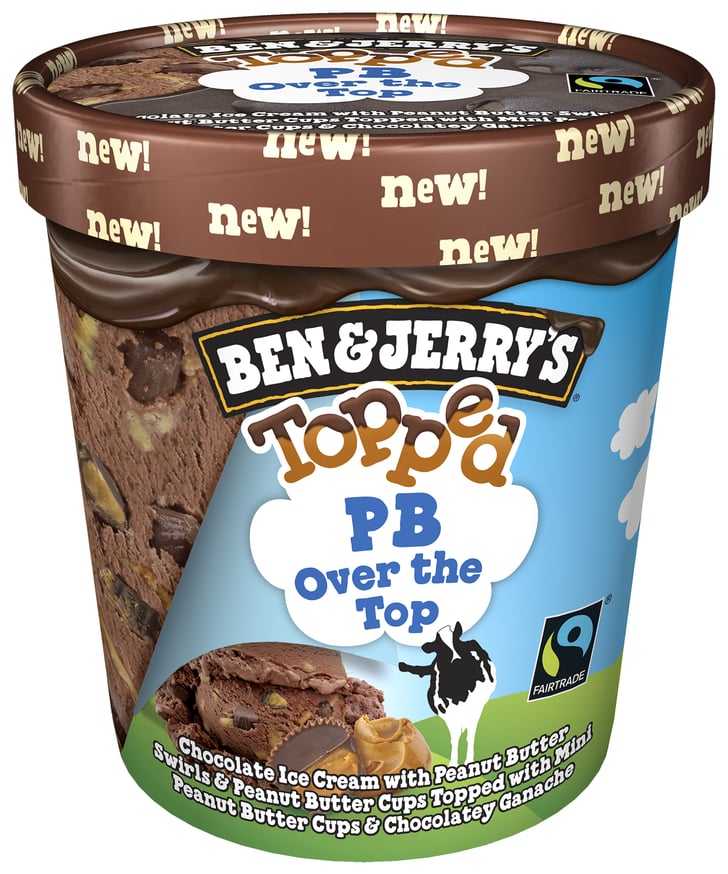 Ben Jerry #39 s Topped Peanut Butter Over the Top Ice Cream Ben Jerry