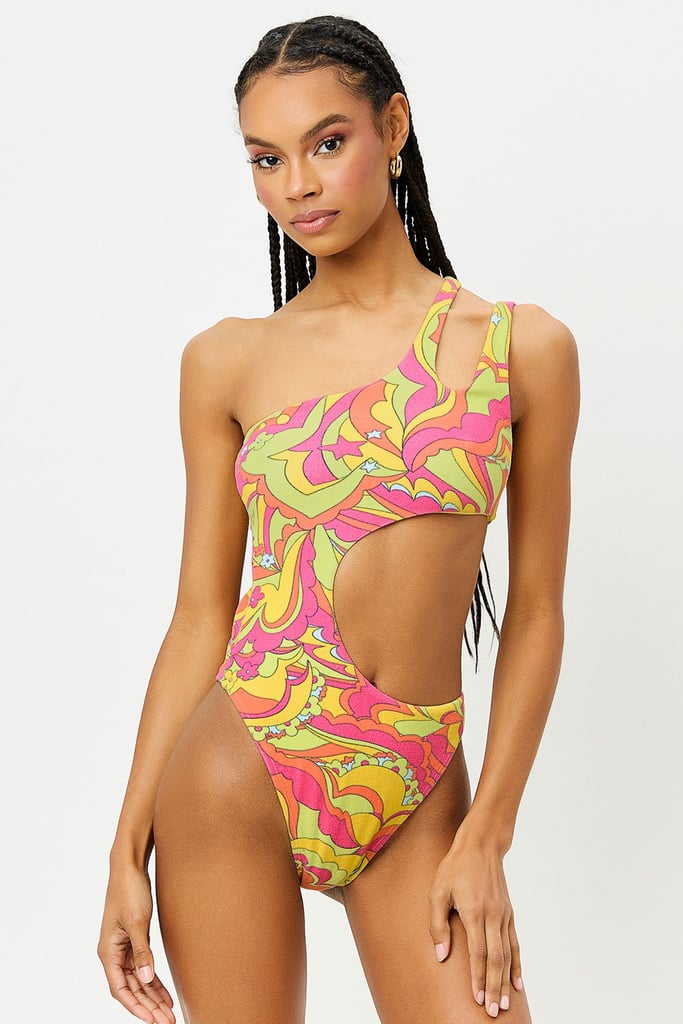 Frankie Bikinis Makie Terry One Piece Swimsuit