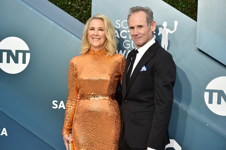 LOS ANGELES, CALIFORNIA - JANUARY 19: (L-R) Catherine O'Hara and Bo Welch attends the 26th Annual Screen Actors Guild Awards at The Shrine Auditorium on January 19, 2020 in Los Angeles, California. (Photo by Jeff Kravitz/FilmMagic)