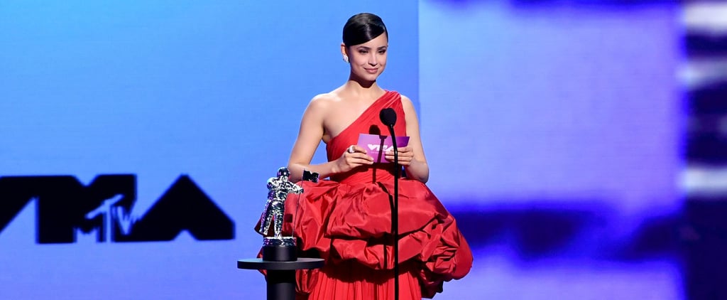 Sofia Carson Encourages Everyone to Vote and "Make a Difference" in Inspiring VMAs Speech