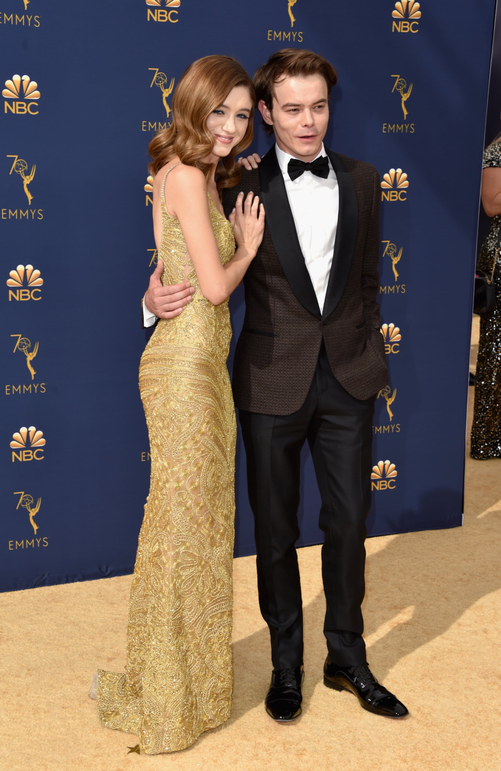 Stranger Things Cast At The 2018 Emmys Popsugar Celebrity