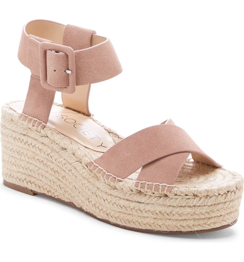 Sole Society Audrina Platform Espadrille Sandals