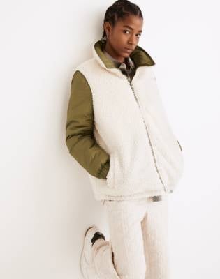 Reversible Sherpa Puffer Jacket