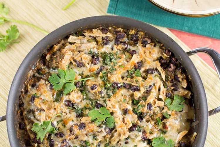 Chicken Enchilada Casserole Verde