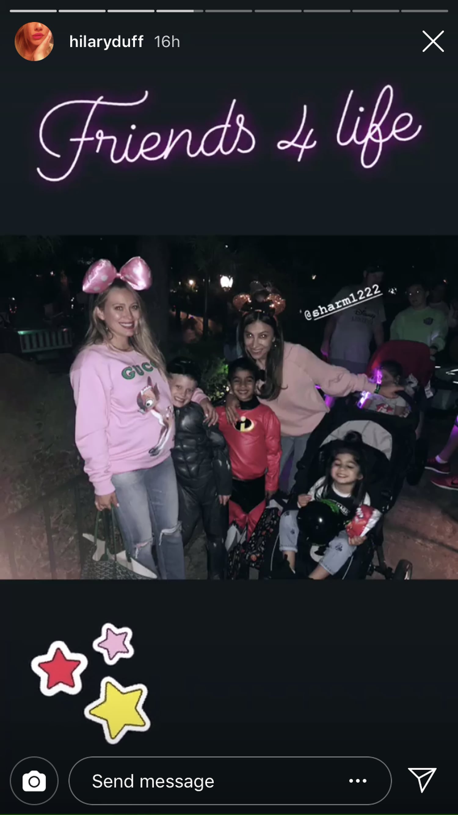 Hilary Duff Spends Birthday at Disneyland 2018 | POPSUGAR Celebrity