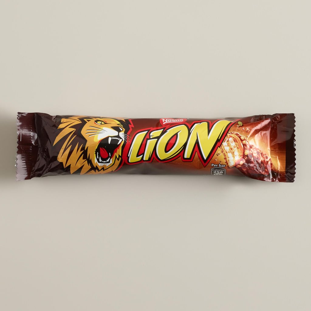 UK's Lion Bar is like a Kit Kat meets a Crunch Bar meets a Mars Bar. Three-in-one is better than one! 
Shop it: Nestle Lion Bar ($2)
