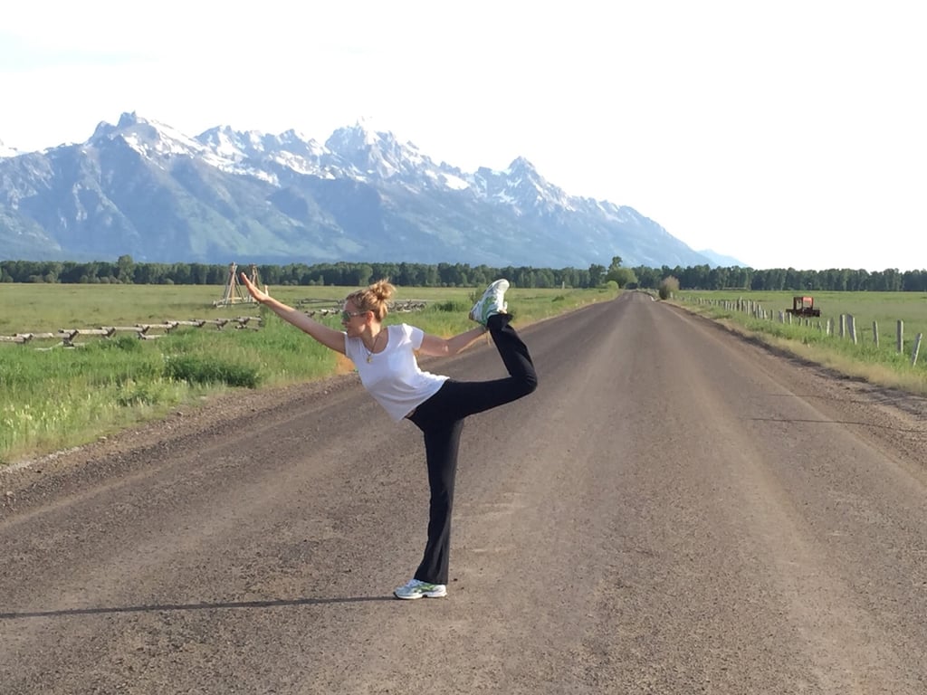 Travel more with my body than with my eyes . . .