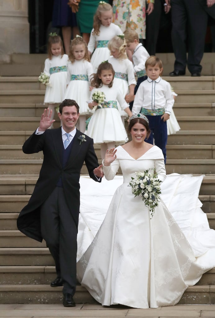 Princess Eugenie Jack Brooksbank Wedding Outfit Exhibition