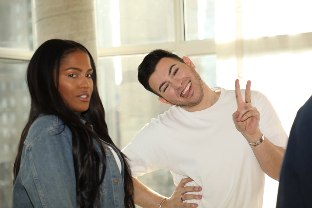POPSUGAR: What is your favorite thing about being a beauty influencer? 
Shayla Mitchell: For me, it's just doing what I love. This definitely wasn't my dream job, ever. But now I'm doing what I love and working with companies like Maybelline and all these companies that I grew up looking at. When I was younger I wanted to be a vet. When I was in college, I was an art major. Then I started working at Sephora and MAC, and I was like, "This is what I want to do." The best part is that now MAC sends me products, and I used to work for them! That's cool. And traveling the world! Bora Bora was dope. There are so many positive things about this job — I could go on and on . . .
Manny Gutierrez: My favorite part is the connections I've made with so many people. Not just brands, but people in general. The friends you make in the beauty industry are amazing. Being an influencer is cool, because you get to be in other people's homes. Someone was watching you, hopefully inspired by you, and you hear so many stories that they've been inspired by because of you.