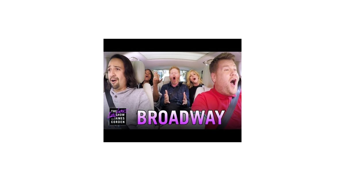 Carpool karaoke broadway clearance