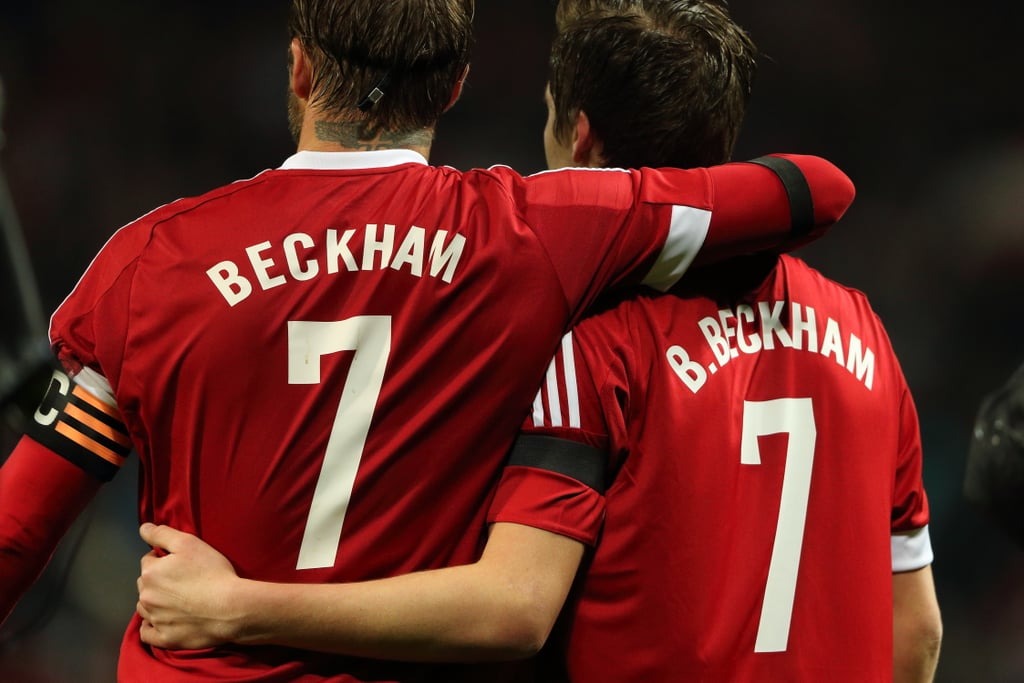 The Beckham Family at UNICEF Soccer Match November 2015