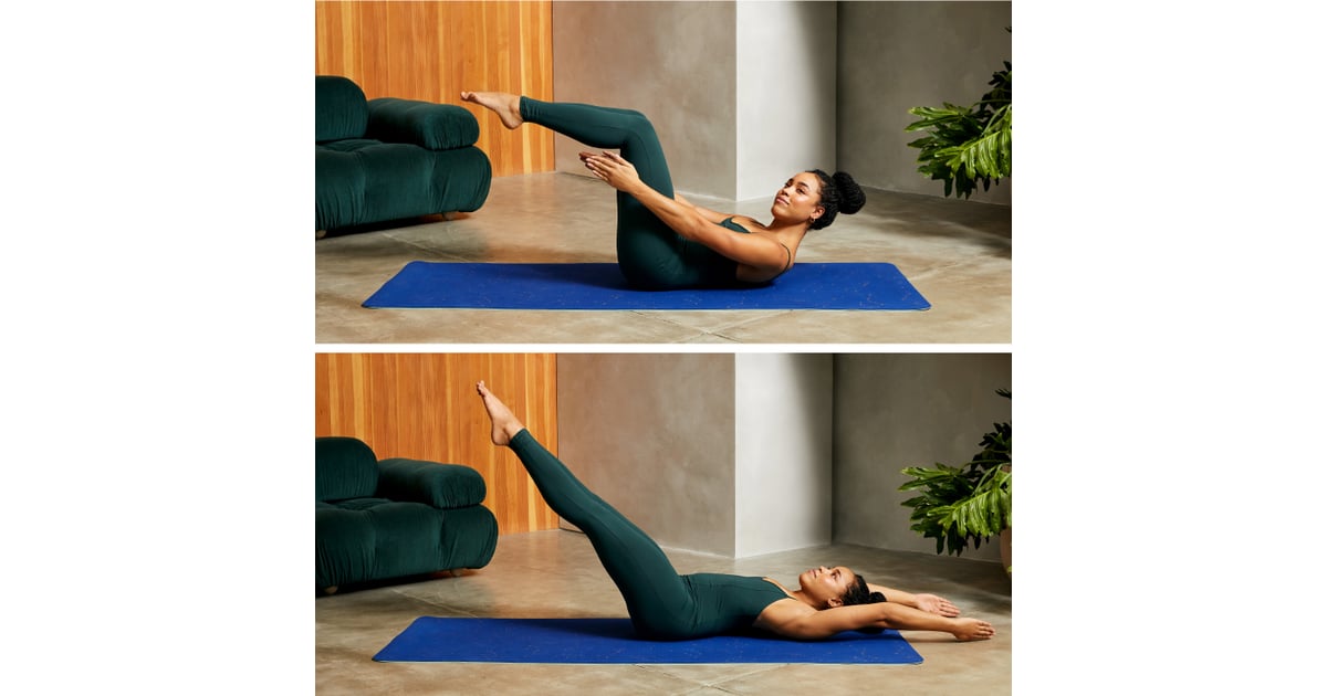 Pilates Ab Exercise Double Leg Stretch 11 Best Pilates Abs Exercises