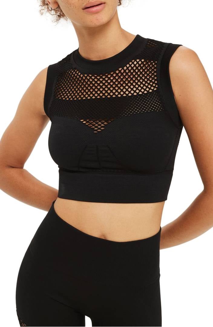 Ivy Park Net Crop Top Best Ivy Park Clothes Fall 2017 Popsugar Fitness Photo 11