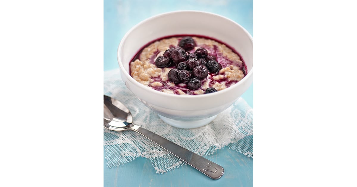 Coconut Oatmeal With Blueberry Compote Oatmeal Recipes POPSUGAR