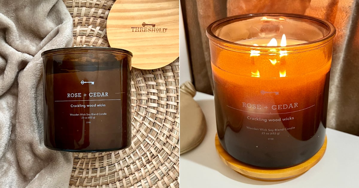 Scented candles with wooden wick, SALE -20%