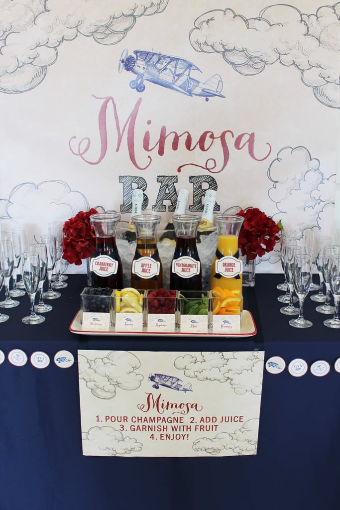 Vintage Airplane Baby Shower