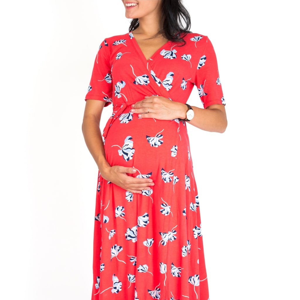 Maternal America Tie Waist Maternity Dress Bye Bye Sweatpants