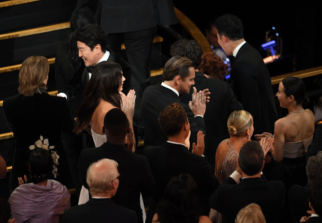 Leonardo DiCaprio and Camila Morrone at the Oscars 2020