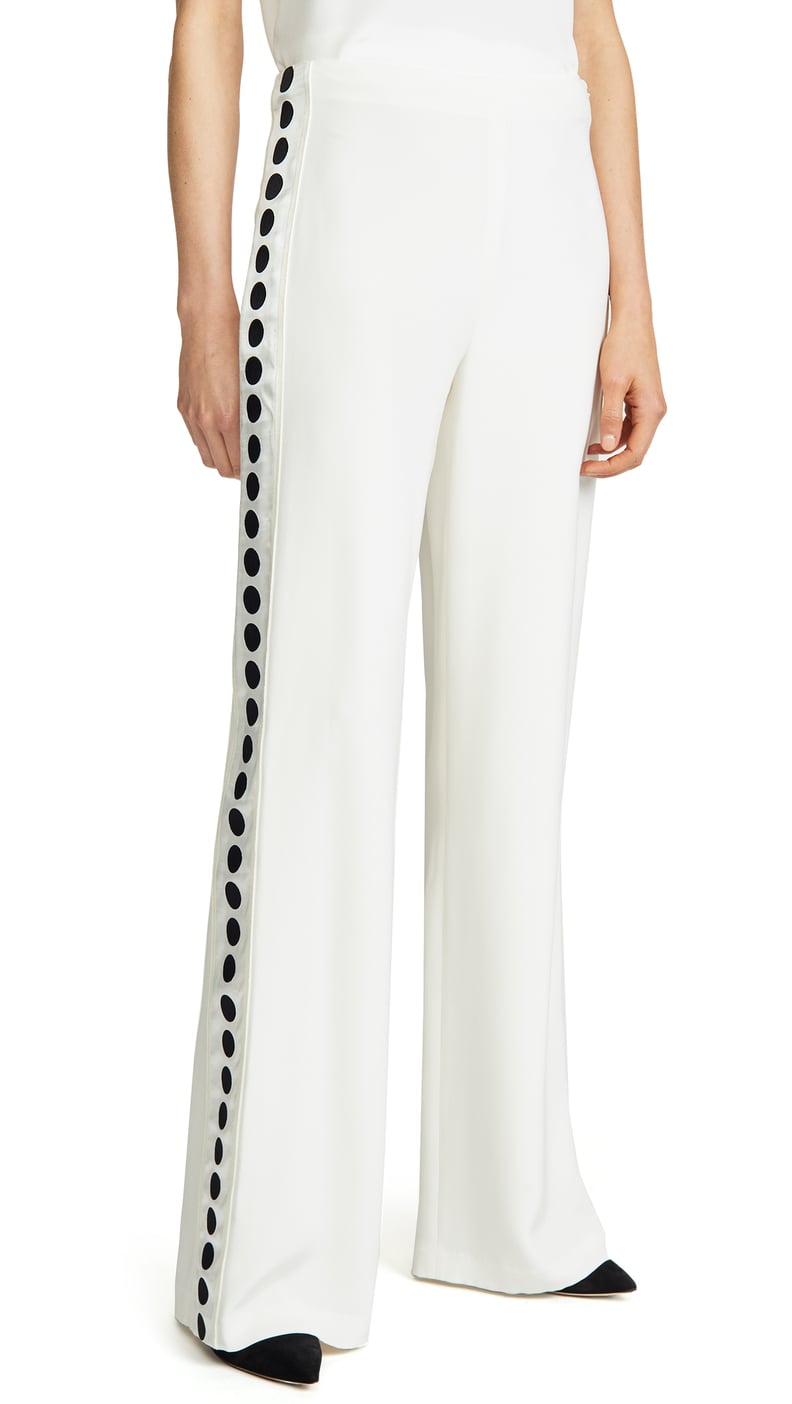 Adam Lippes Silk Crepe Wide Leg Pants