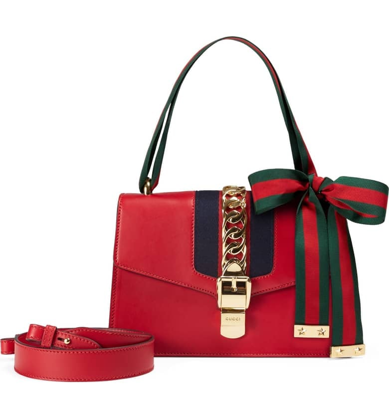 Gucci Small Sylvie Leather Shoulder Bag