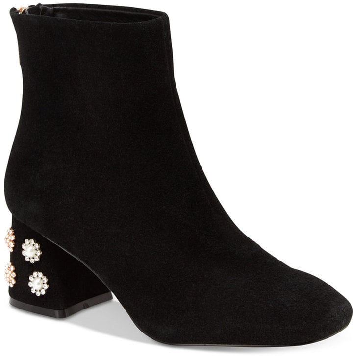 macys block heel booties