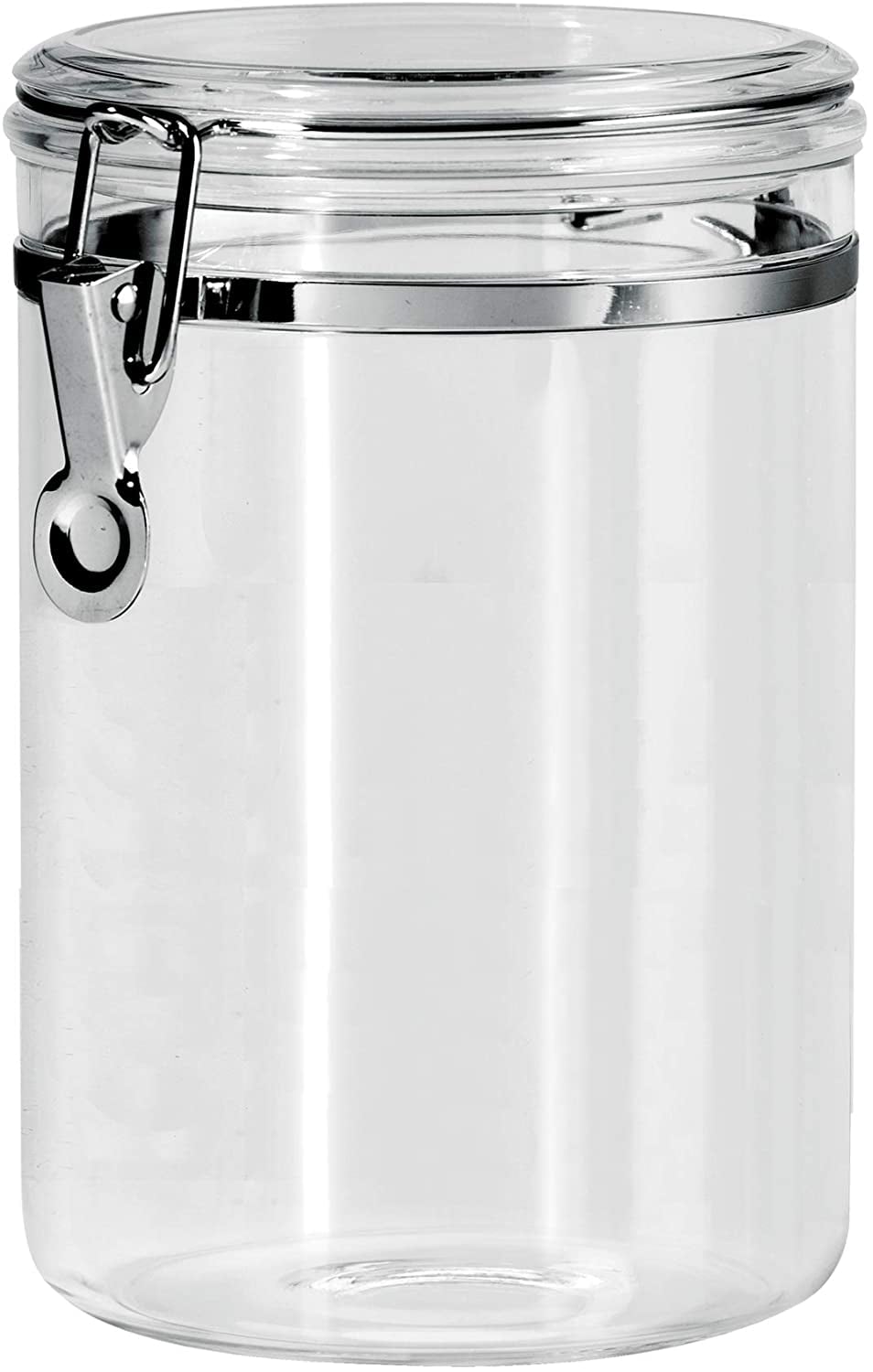Oggi 59-Ounce Clear Acrylic Canister With Locking Clamp
