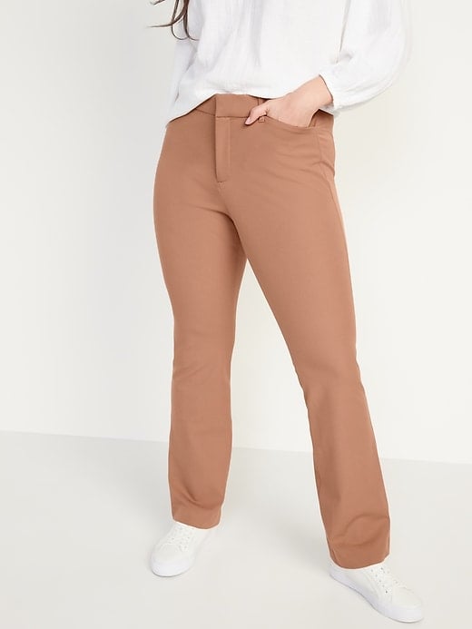 High-Waisted Pixie Full-Length Flare Pants for Women