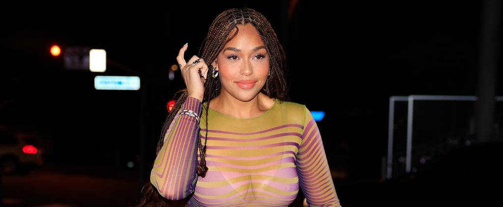 Jordyn Woods's Green Dress Shows Off Her Back Tattoo