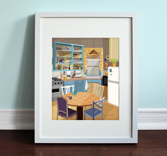 Monica's Apartment Print