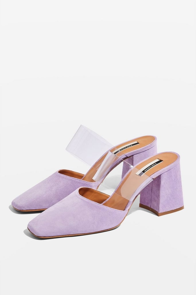 topshop gold mules