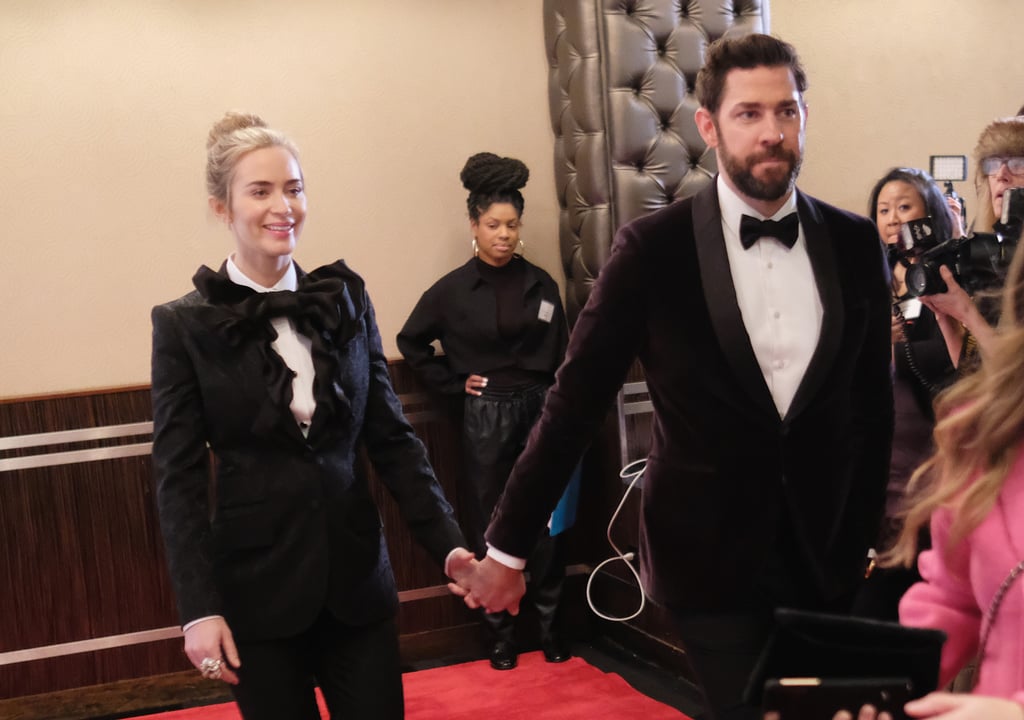 Emily Blunt and John Krasinski in Matching Tuxedos 2019