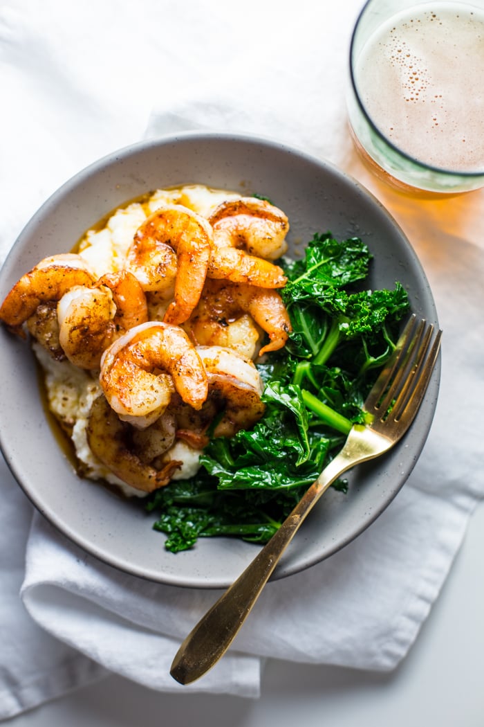 Paleo Shrimp and Grits