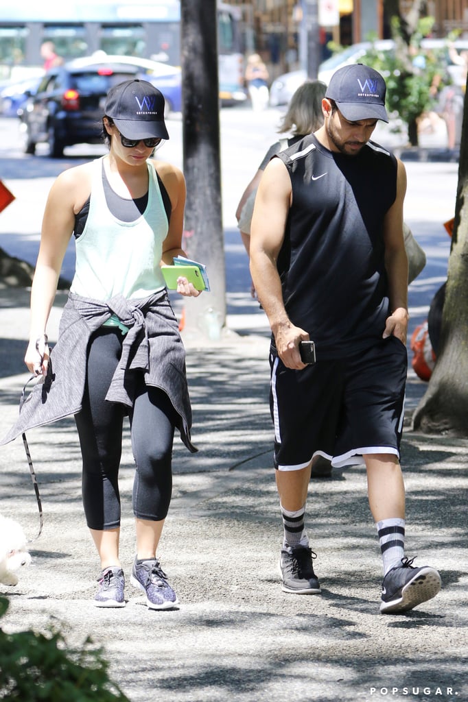Demi Lovato and Wilmer Valderrama Walk Dog in Vancouver