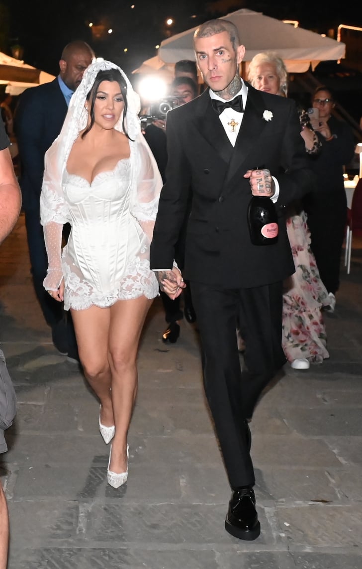 Kourtney Kardashian and Travis Barker Italian Wedding Photos