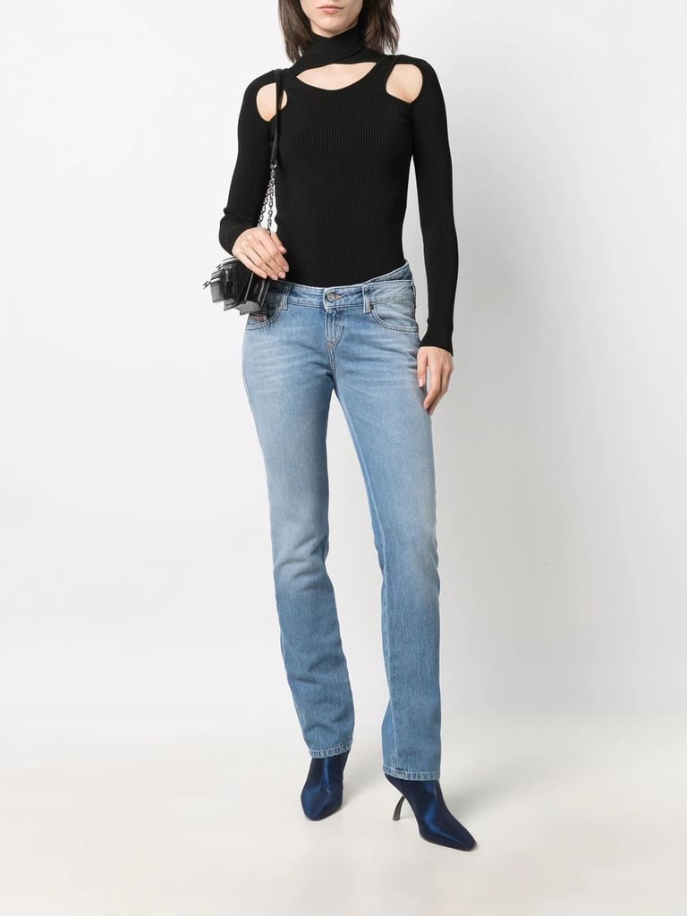 Diesel Straight-Leg Low-Rise Jeans