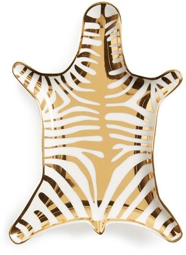 Jonathan Adler Metallic Porcelain Zebra Dish ($32)
