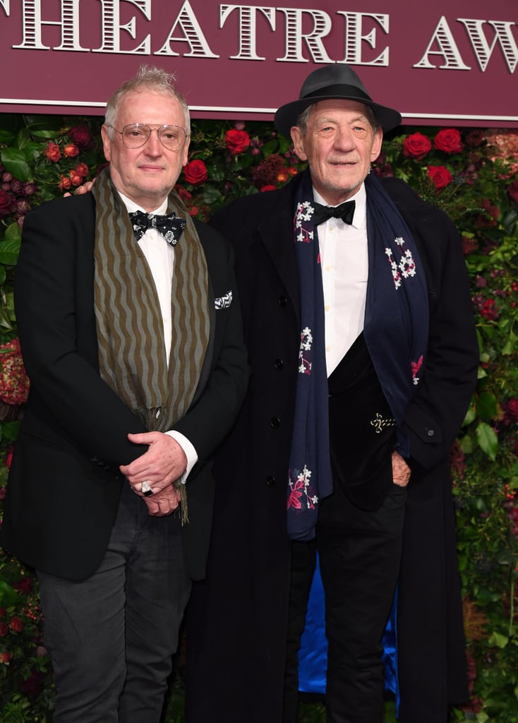 Sean Mathias and Sir Ian McKellen at the 65th Evening Standard Theatre Awards