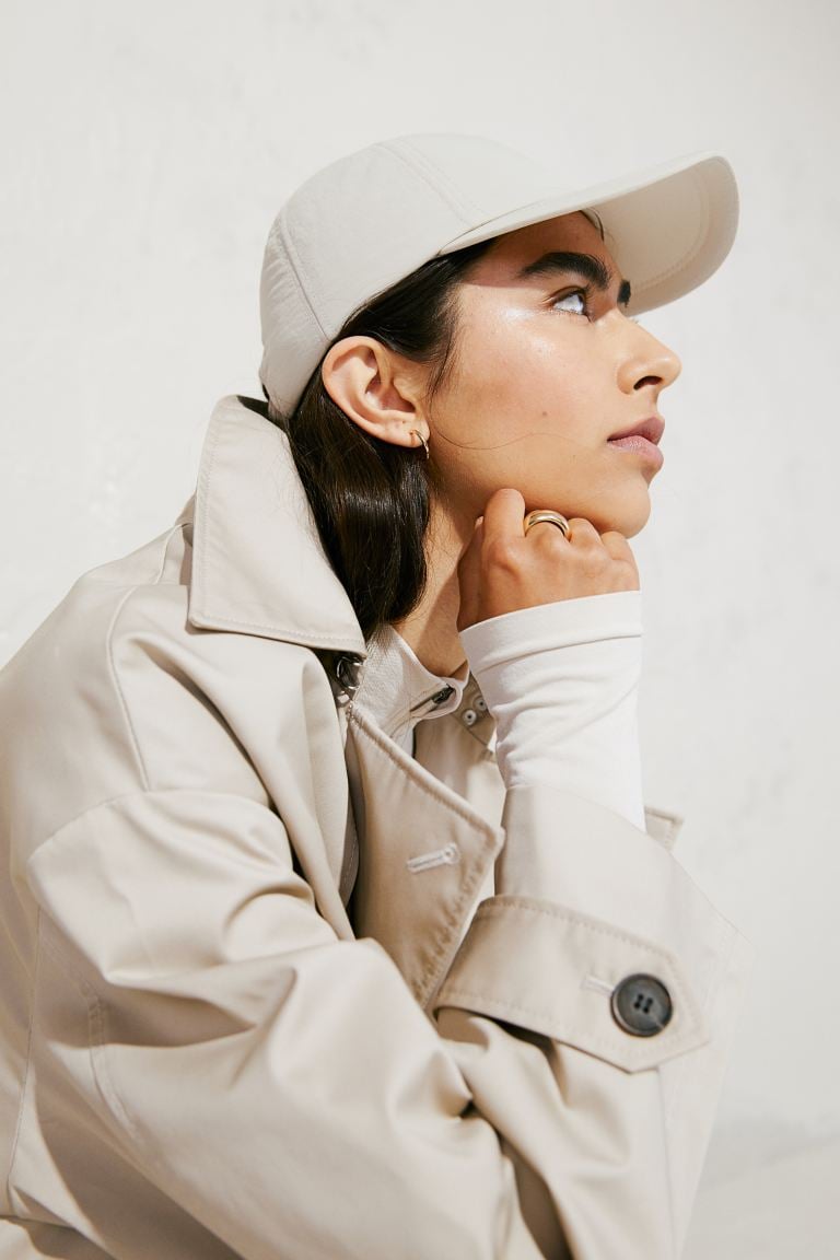 A Baseball Hat: H&M Padded Nylon Cap