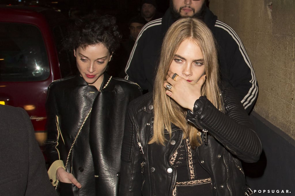 Cara Delevingne and St. Vincent in London December 2015